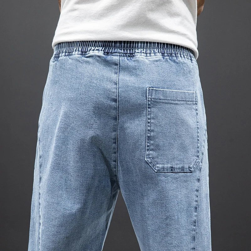 Jayden | Heren Stretch Denim Elastische Taille Jogger Broek