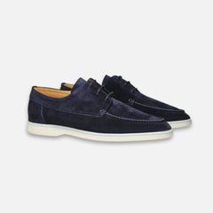 Noud | Heren Suède Vetersluiting Hybride Loafer Derby Schoenen