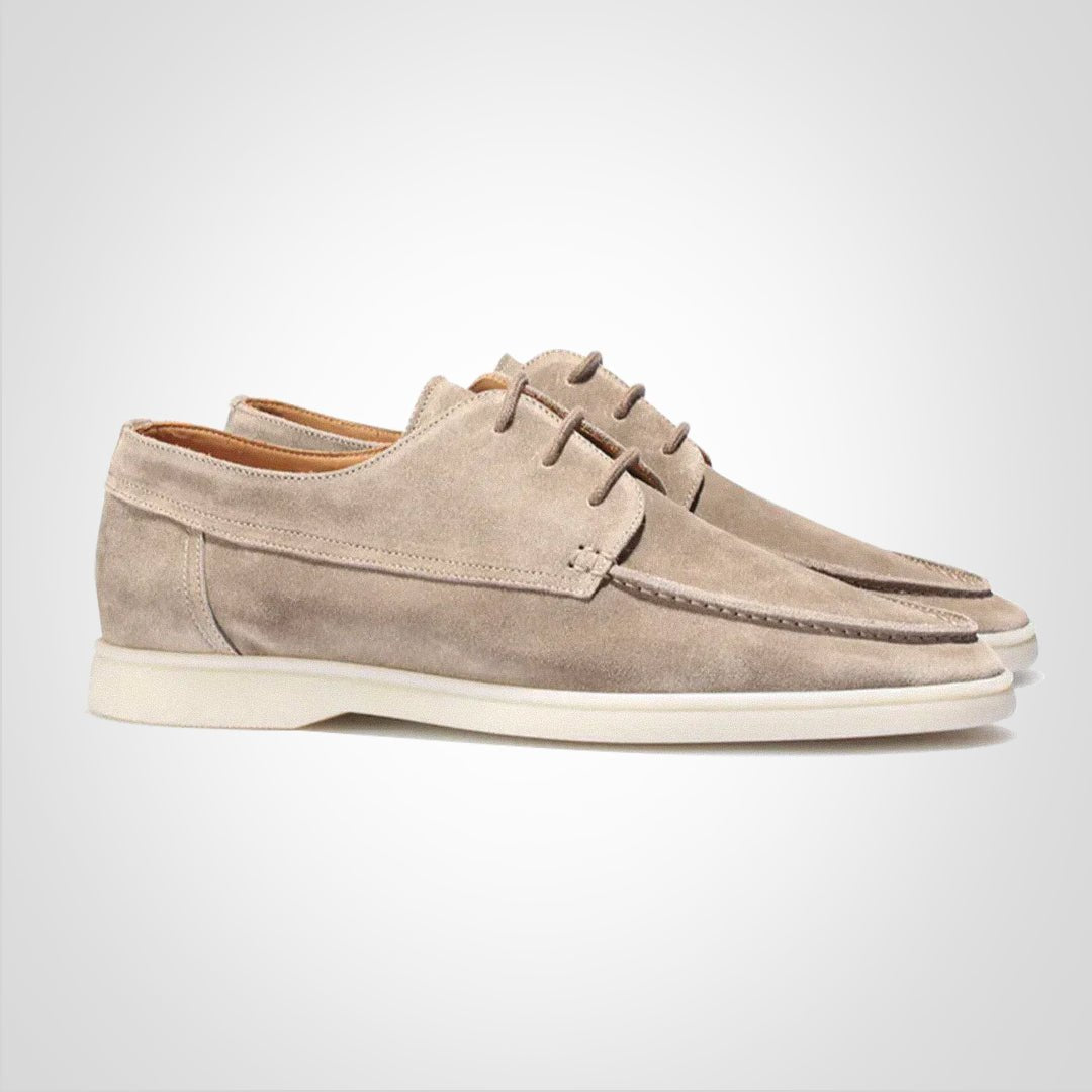 Noud | Heren Suède Vetersluiting Hybride Loafer Derby Schoenen