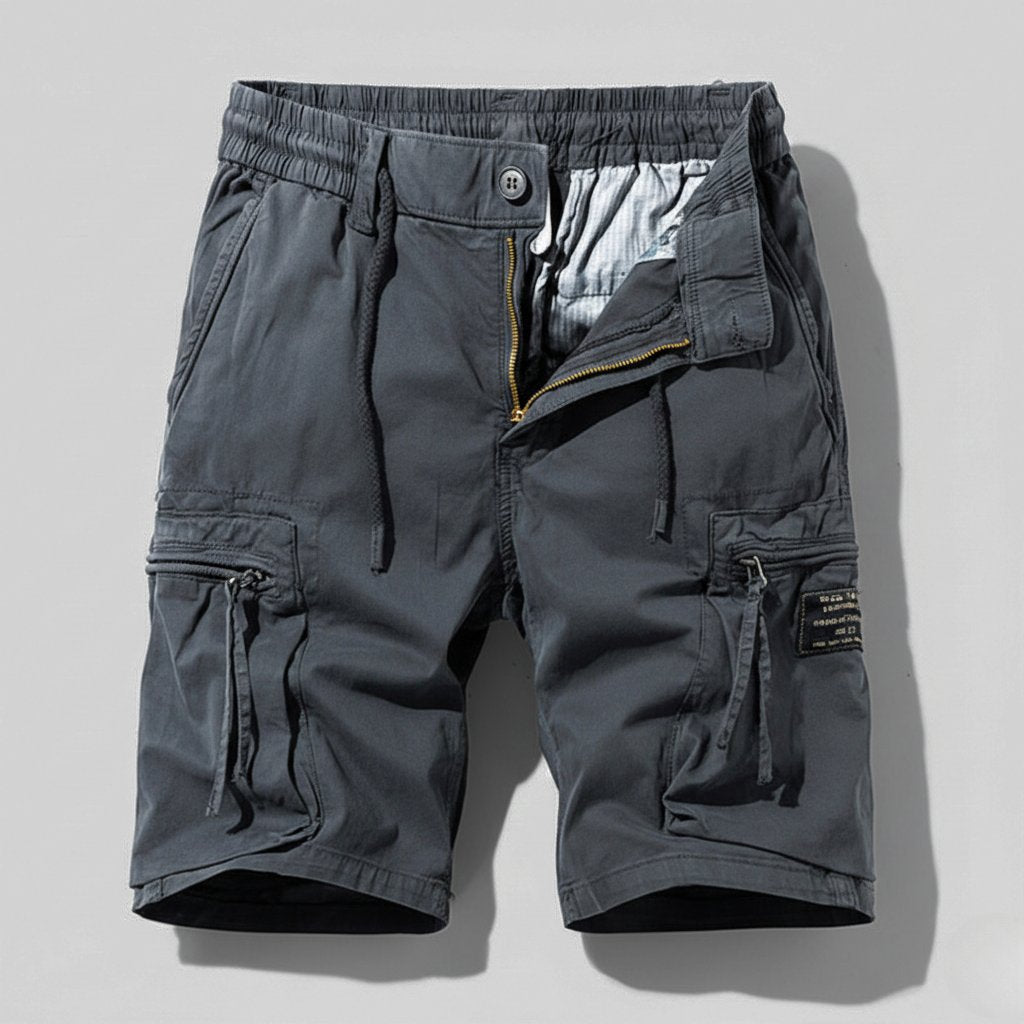 Tim | Heren Tactical Cargo Short met Elastische Taille