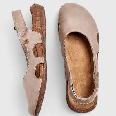 June | Dames Slingback Schoenen met Open Zijkant