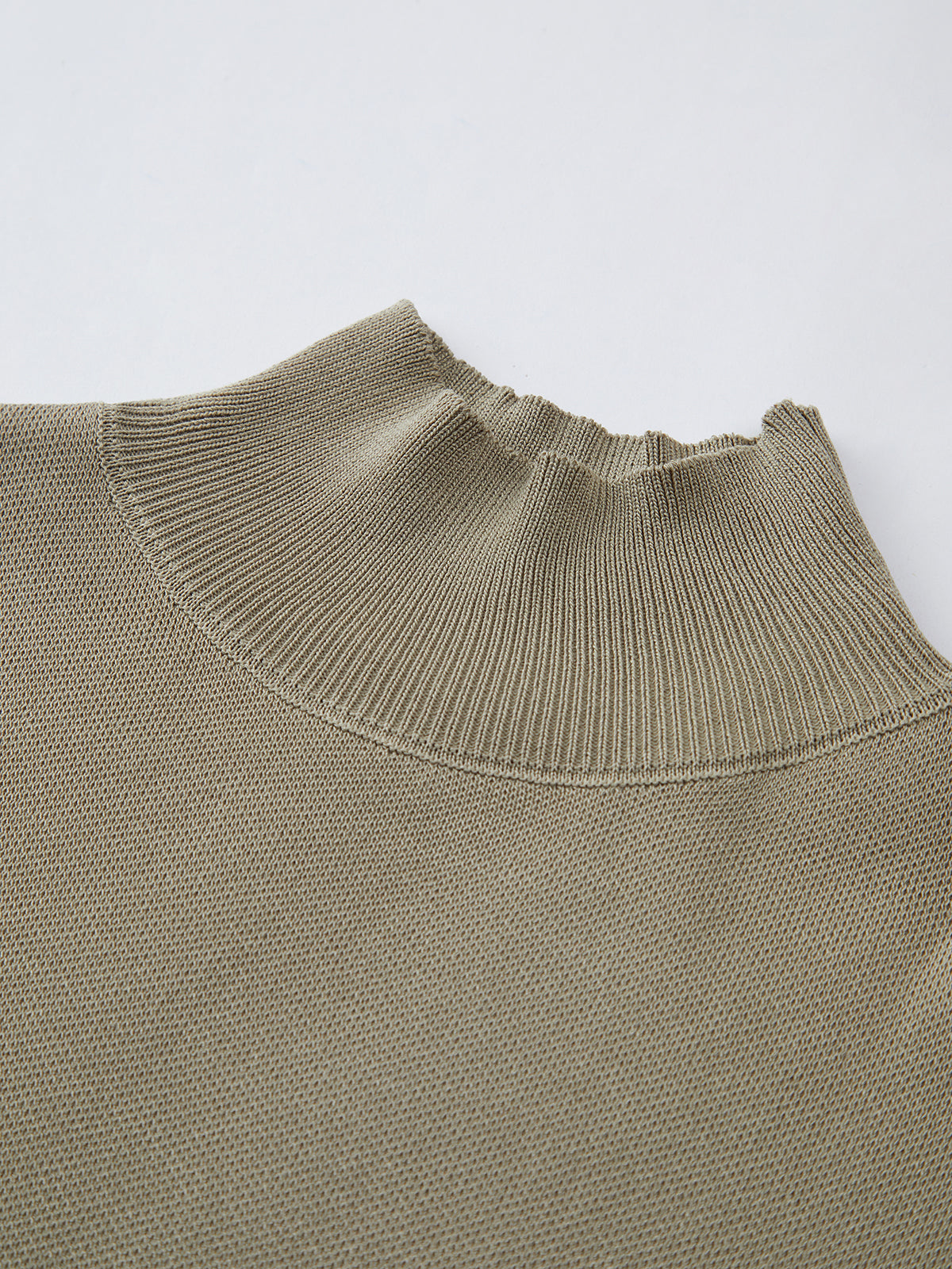 Nora | Dames Casual Top Met Mock Neck En Korte Mouwen
