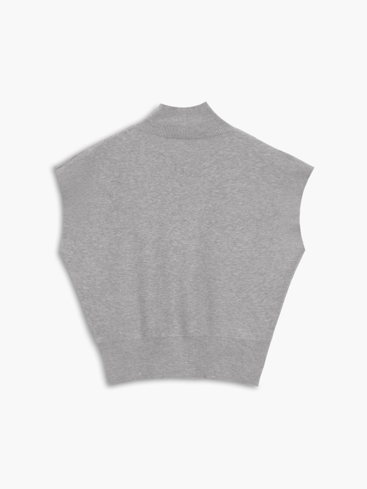 Nora | Dames Casual Top Met Mock Neck En Korte Mouwen