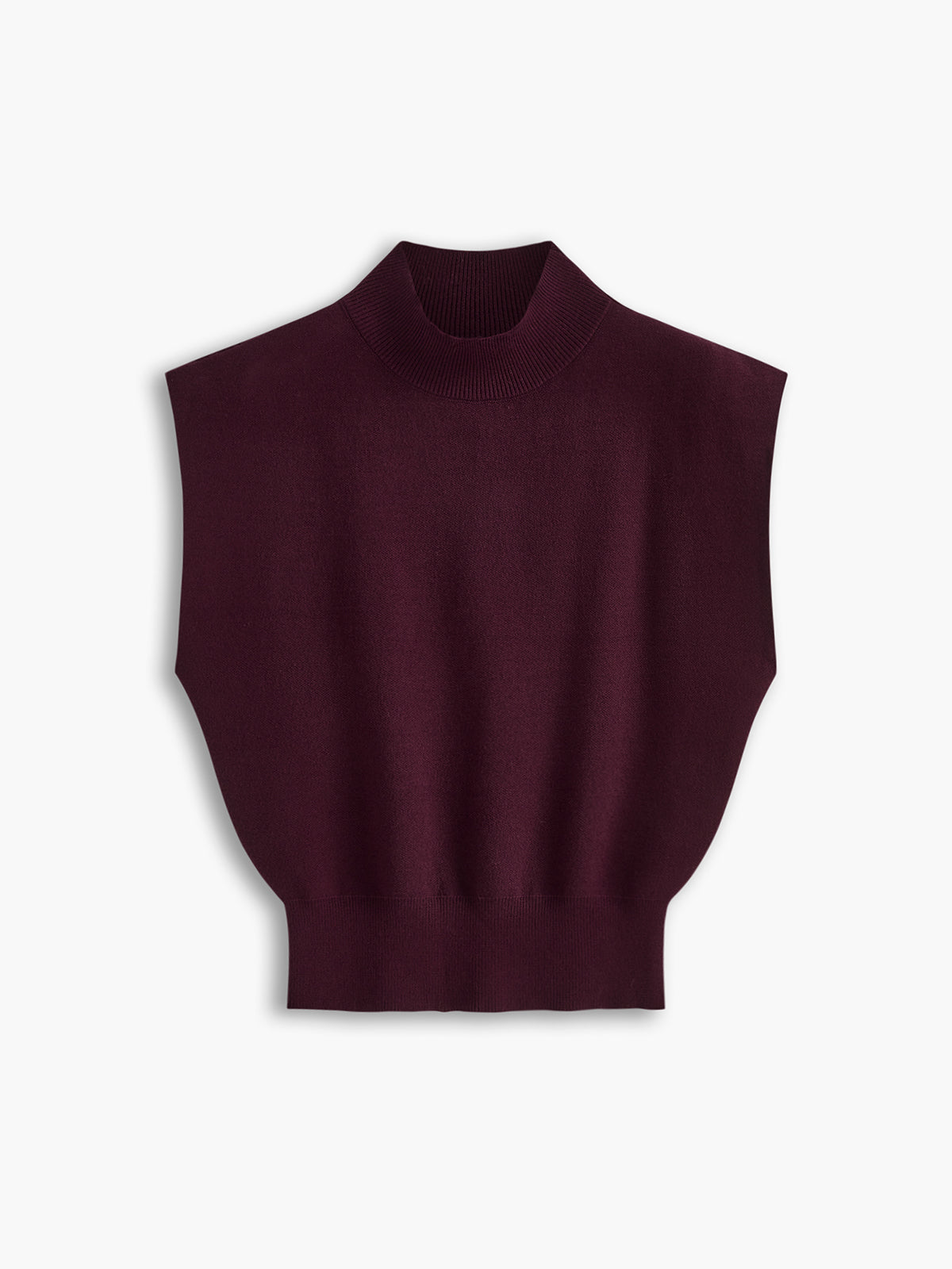 Nora | Dames Casual Top Met Mock Neck En Korte Mouwen