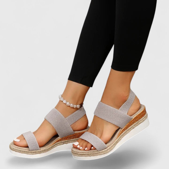 Gwen | Dames orthopedische platform sandalen met bandjes