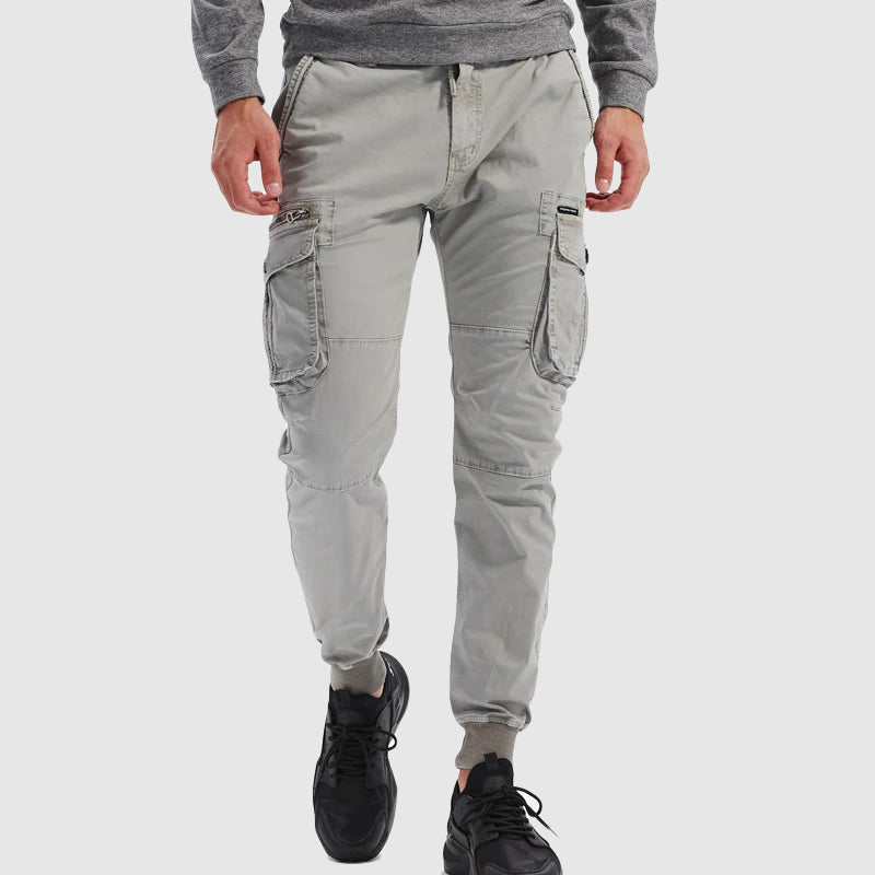 Simon | Heren Slim Fit Cargo Broek Met Zakken