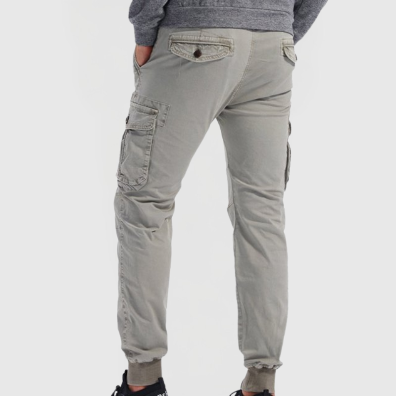 Simon | Heren Slim Fit Cargo Broek Met Zakken