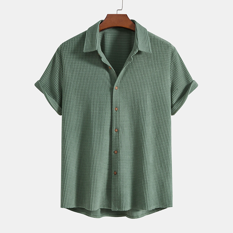 Quentin | Heren Tweedelige Casual Set Met Overhemd En Shorts