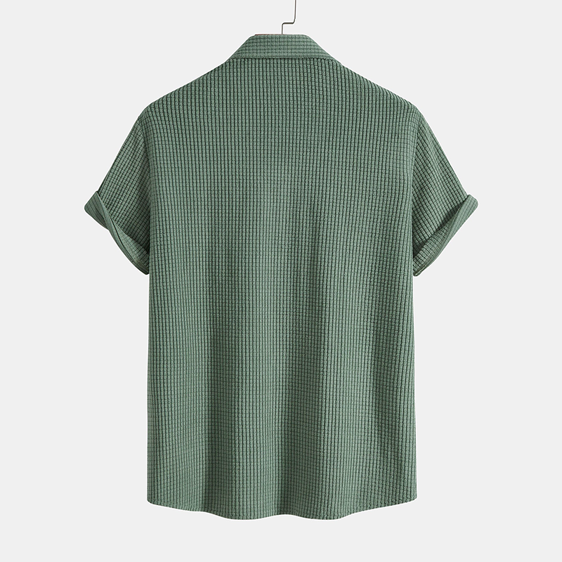 Quentin | Heren Tweedelige Casual Set Met Overhemd En Shorts