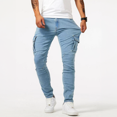 Theodore | Heren Slim Fit Cargo Broek Met Zakken