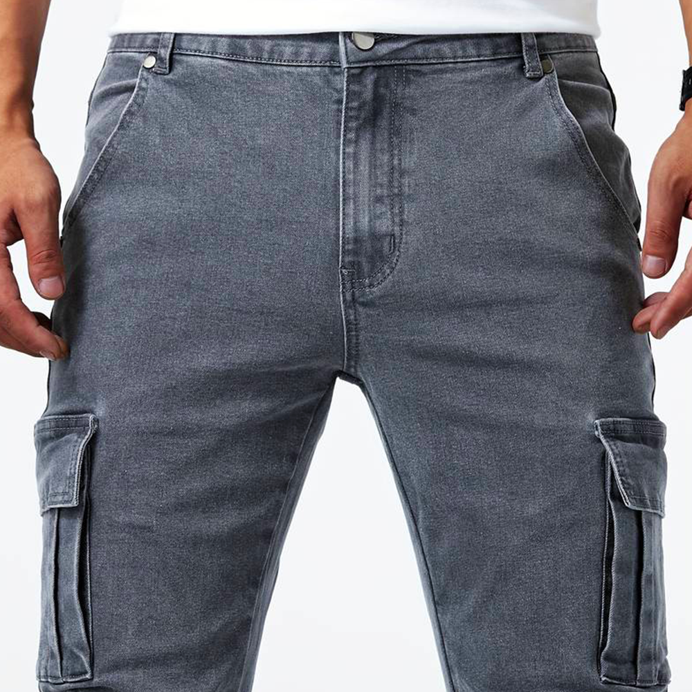 Theodore | Heren Slim Fit Cargo Broek Met Zakken