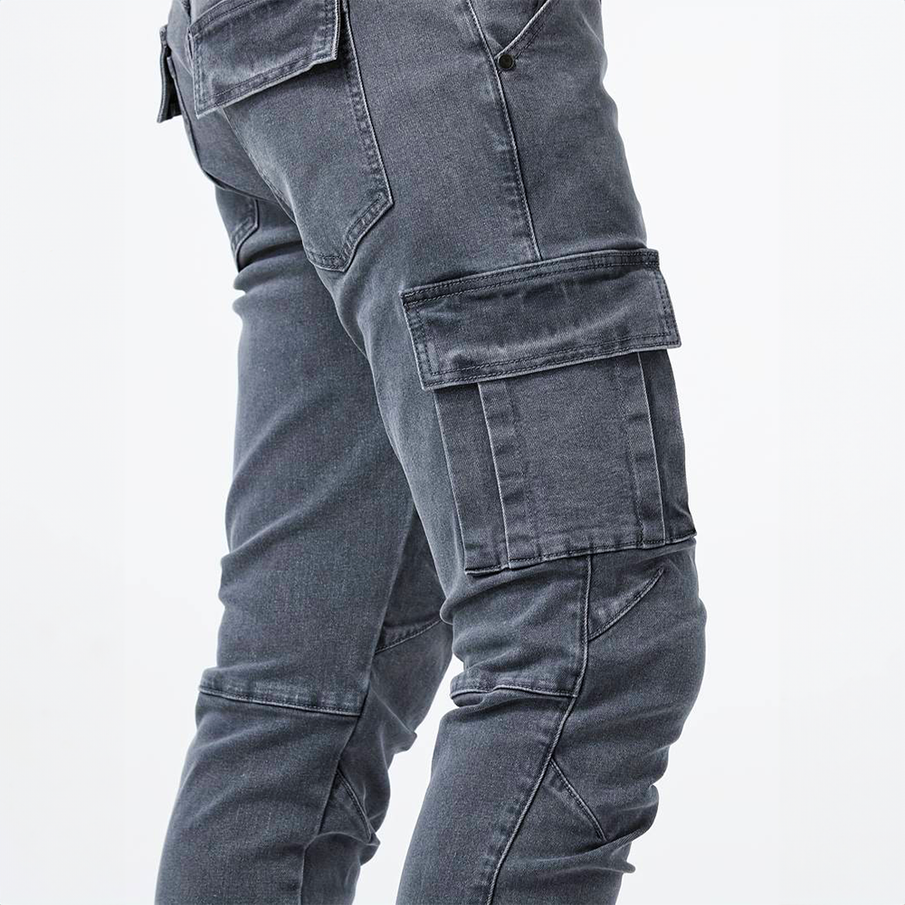 Theodore | Heren Slim Fit Cargo Broek Met Zakken
