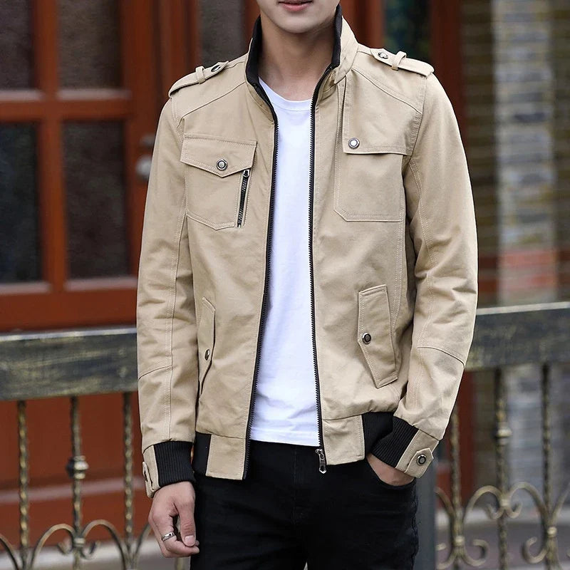 Miles | Heren Casual Bomberjas Met Ritssluiting