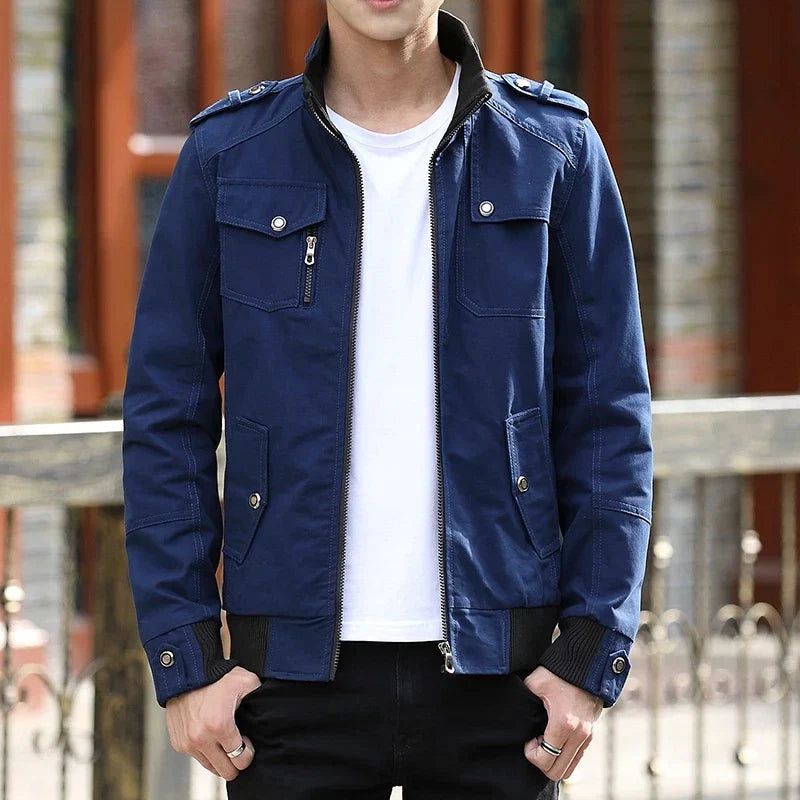 Miles | Heren Casual Bomberjas Met Ritssluiting