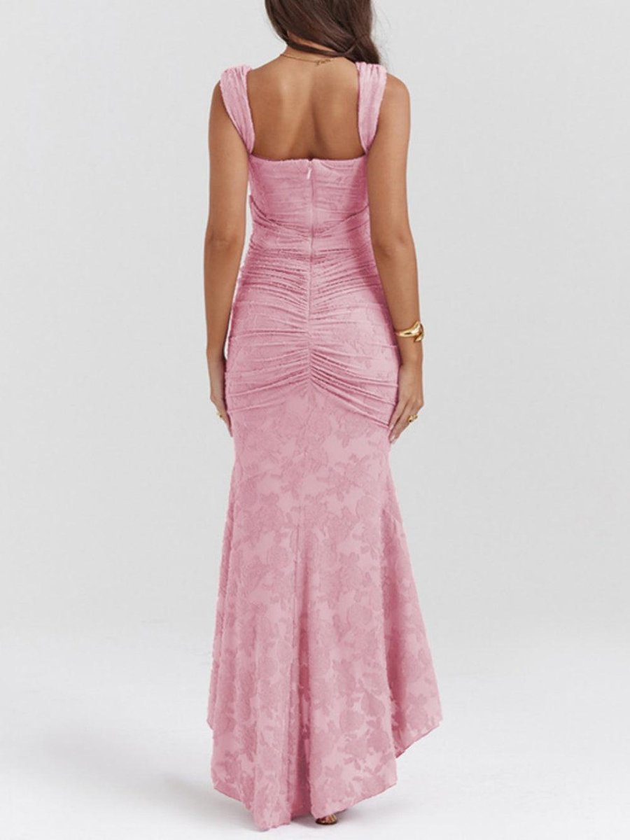 Lotte | Mother of the Bride Dress Elegante Corset Mermaid Jurk met Jacquard Kant