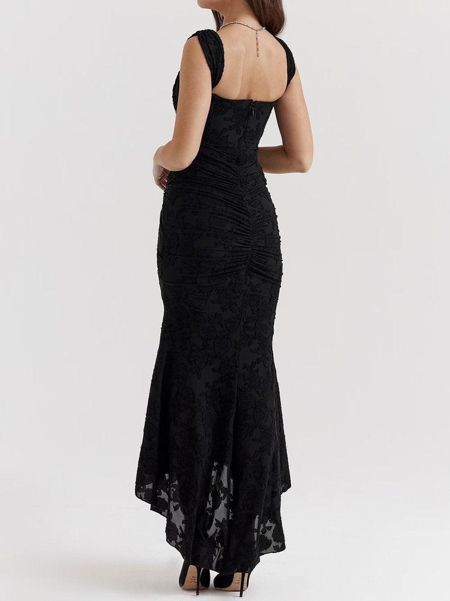 Lotte | Mother of the Bride Dress Elegante Corset Mermaid Jurk met Jacquard Kant