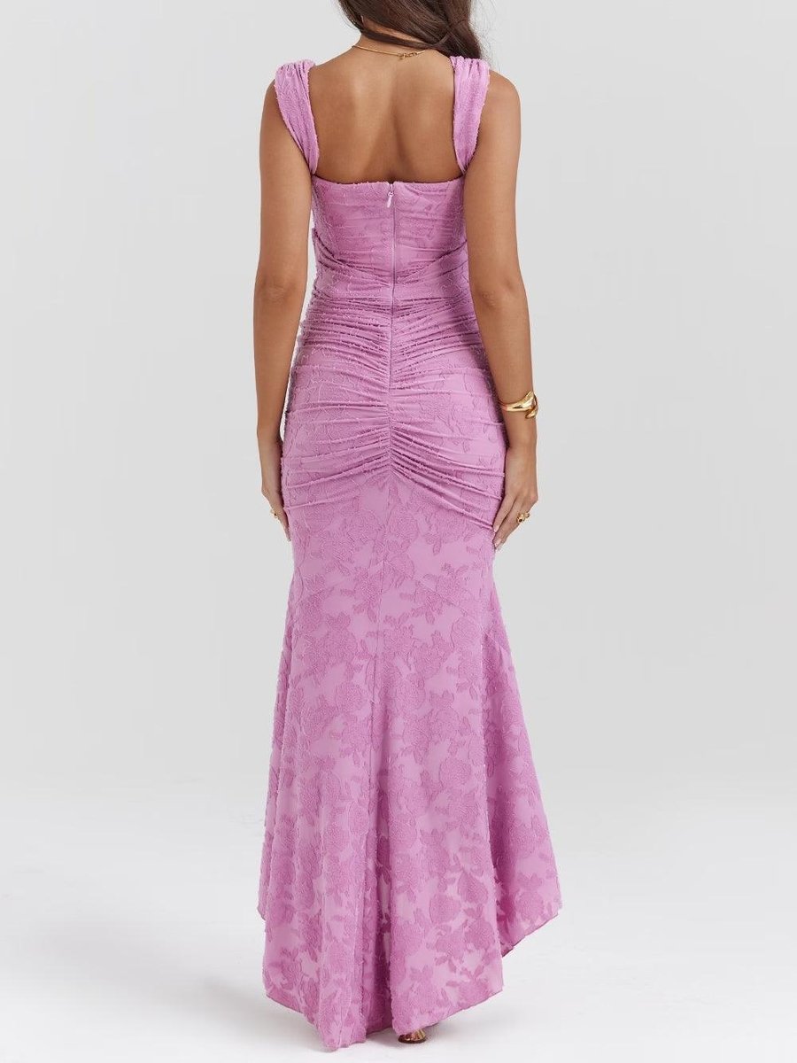 Lotte | Mother of the Bride Dress Elegante Corset Mermaid Jurk met Jacquard Kant