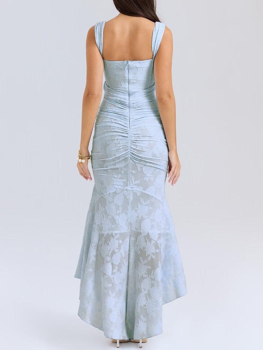 Lotte | Mother of the Bride Dress Elegante Corset Mermaid Jurk met Jacquard Kant