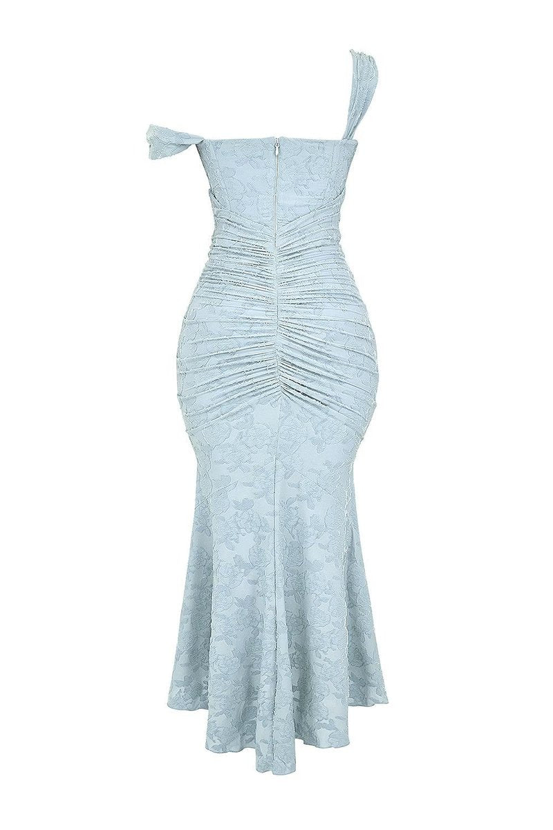 Lotte | Mother of the Bride Dress Elegante Corset Mermaid Jurk met Jacquard Kant