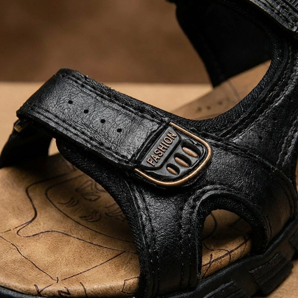 Thijs | Unisex Klittenband Trekking Sandalen Avontuurlijke Rubberen Zool