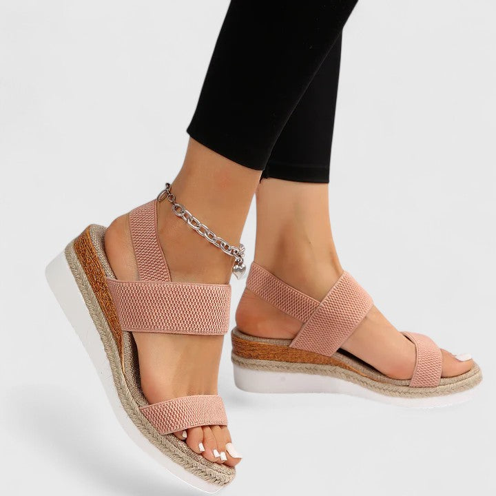 Gwen | Dames orthopedische platform sandalen met bandjes