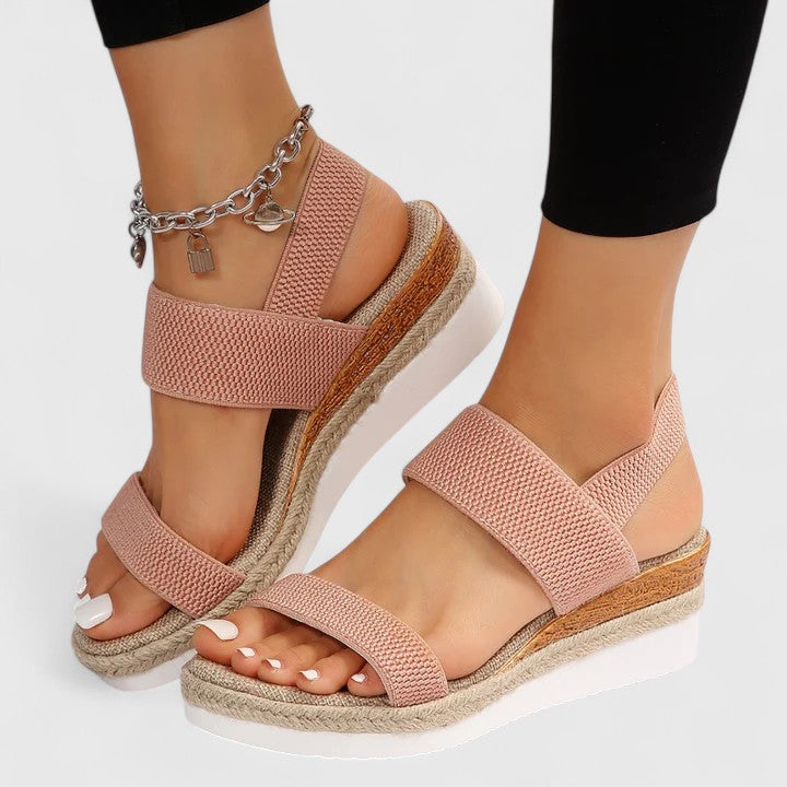 Gwen | Dames orthopedische platform sandalen met bandjes