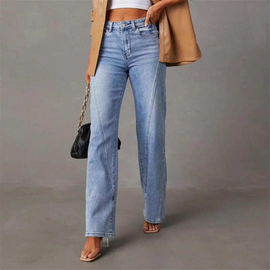 Sydney | Dames Klassieke Rechte Denim Jeans