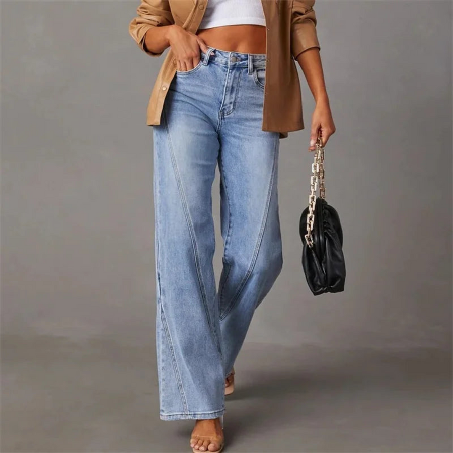 Sydney | Dames Klassieke Rechte Denim Jeans