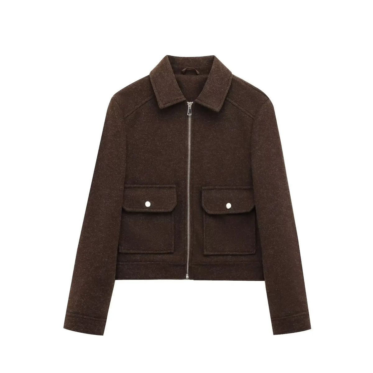 Maya | Dames Cropped Bomberjas Met Ritssluiting