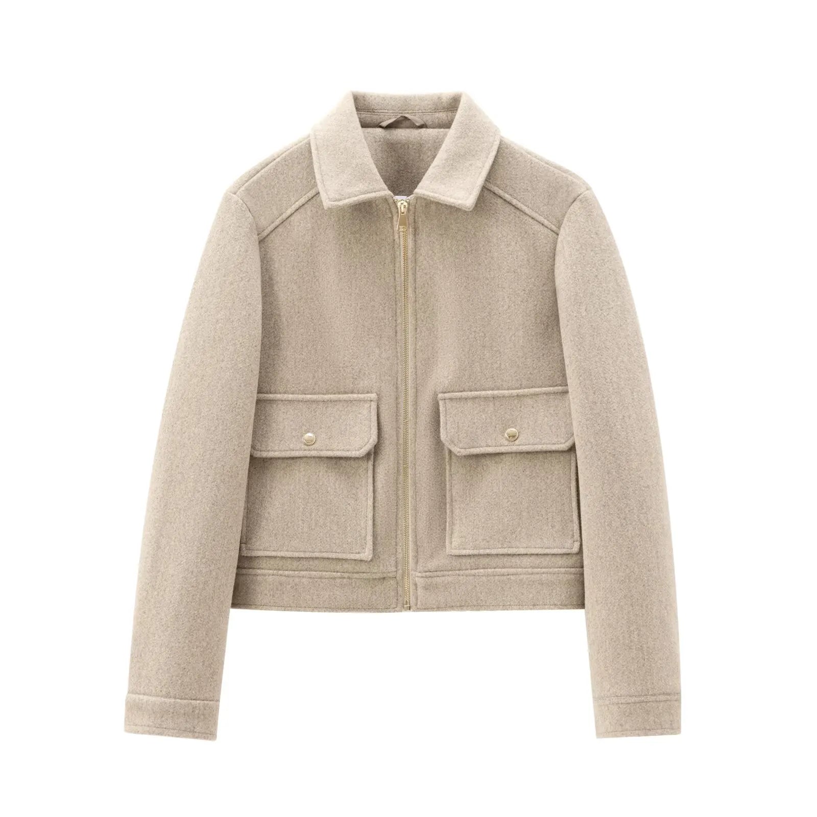 Maya | Dames Cropped Bomberjas Met Ritssluiting