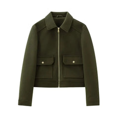 Maya | Dames Cropped Bomberjas Met Ritssluiting