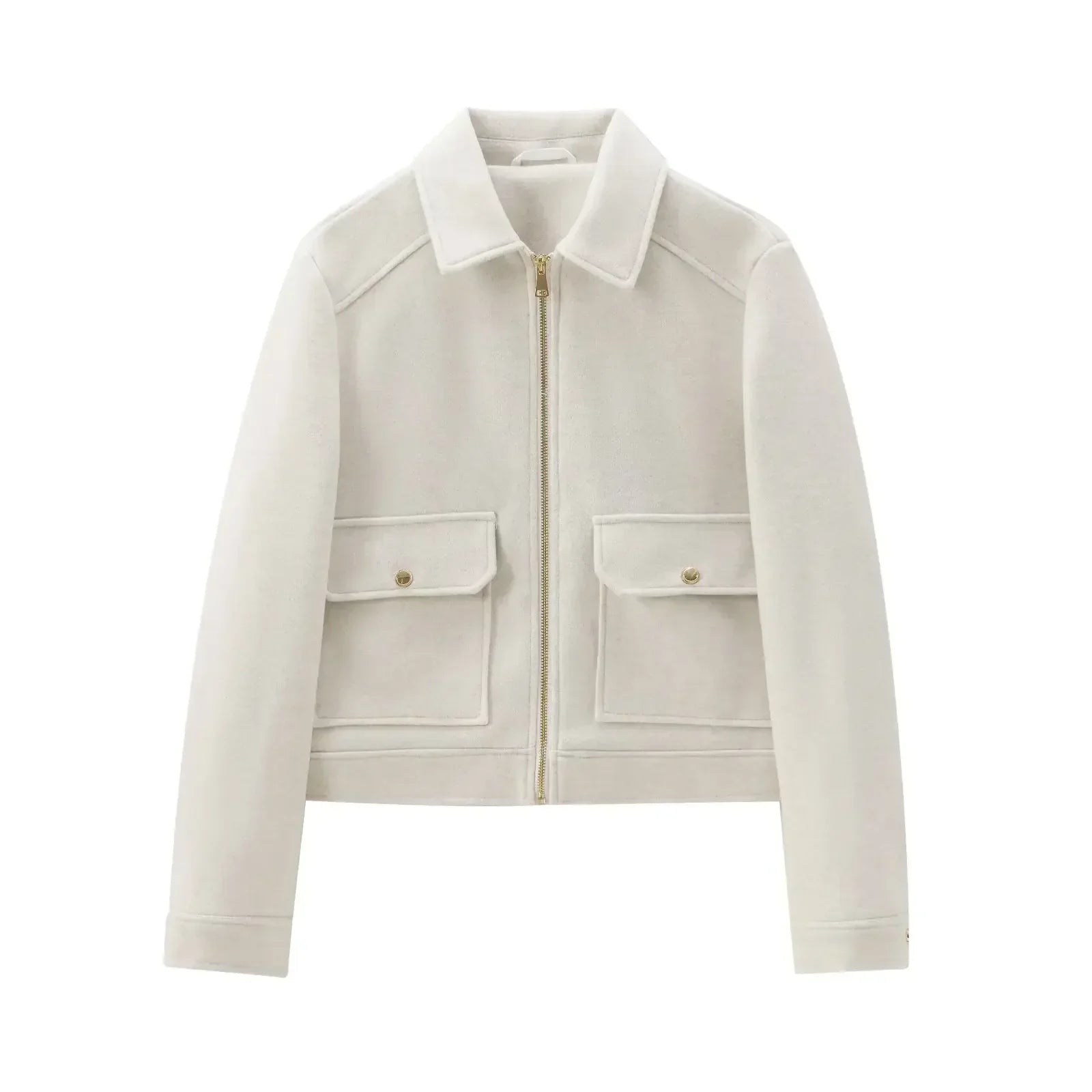 Maya | Dames Cropped Bomberjas Met Ritssluiting