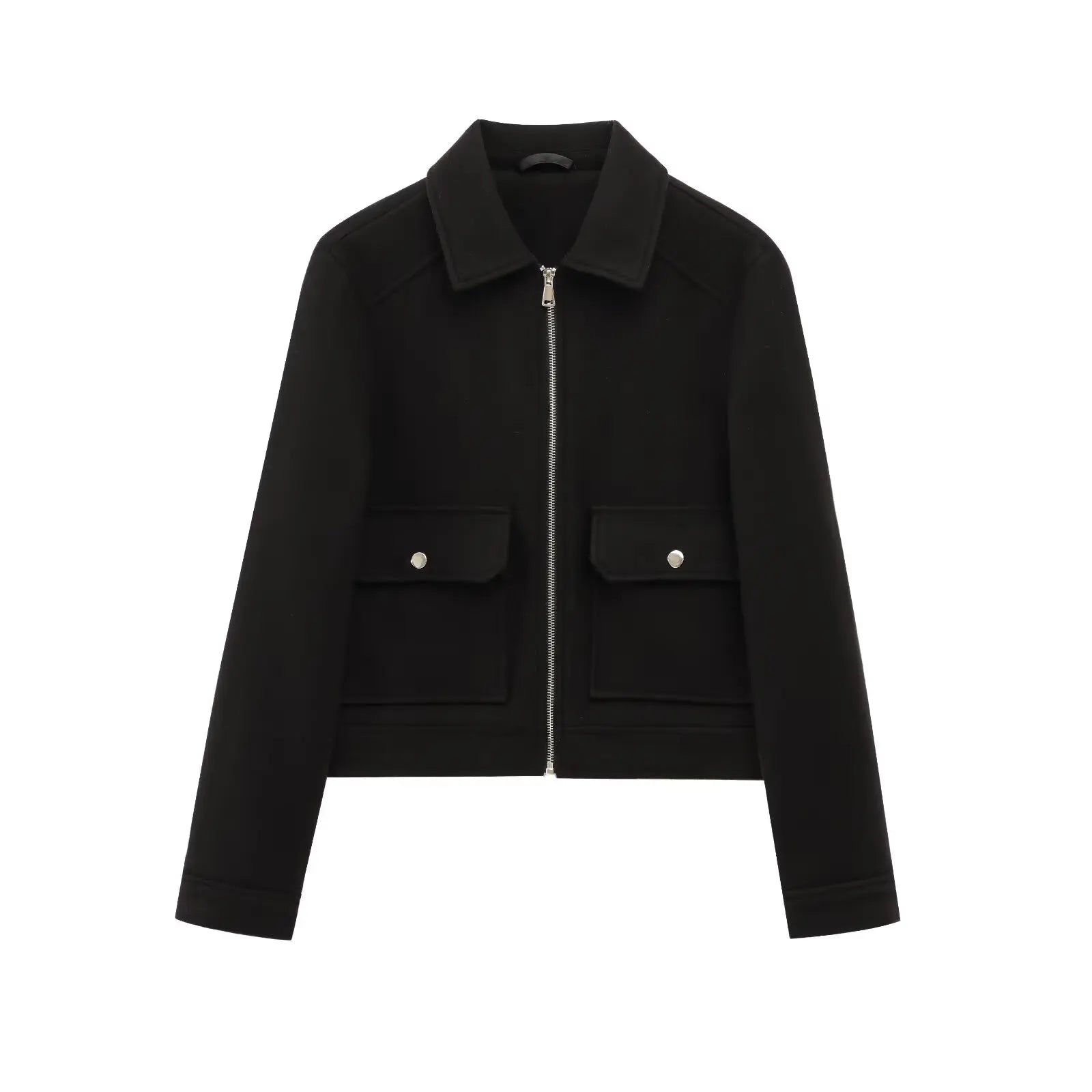 Maya | Dames Cropped Bomberjas Met Ritssluiting