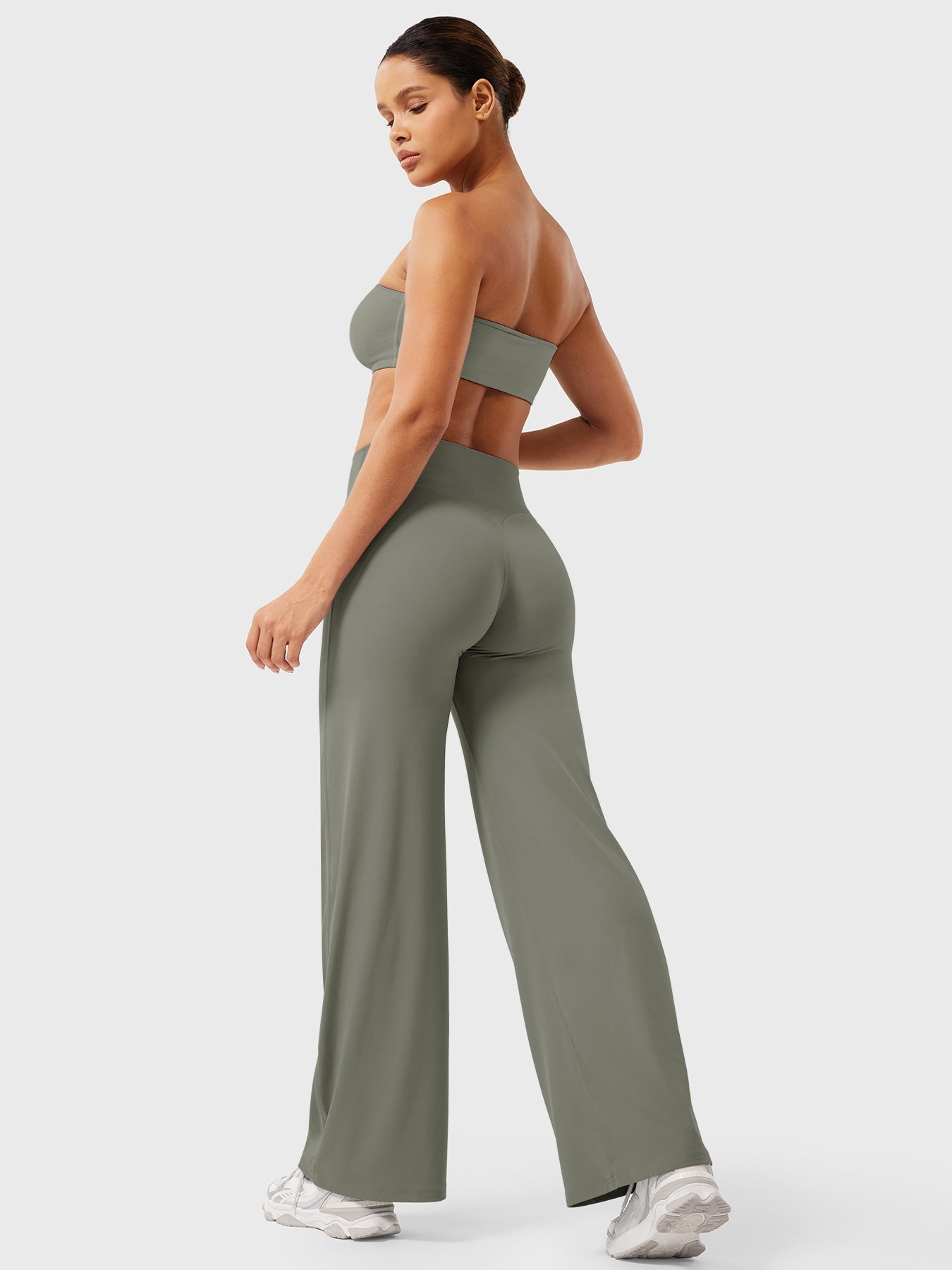 Reese | Dames Zomer High-Waist Flared Broek