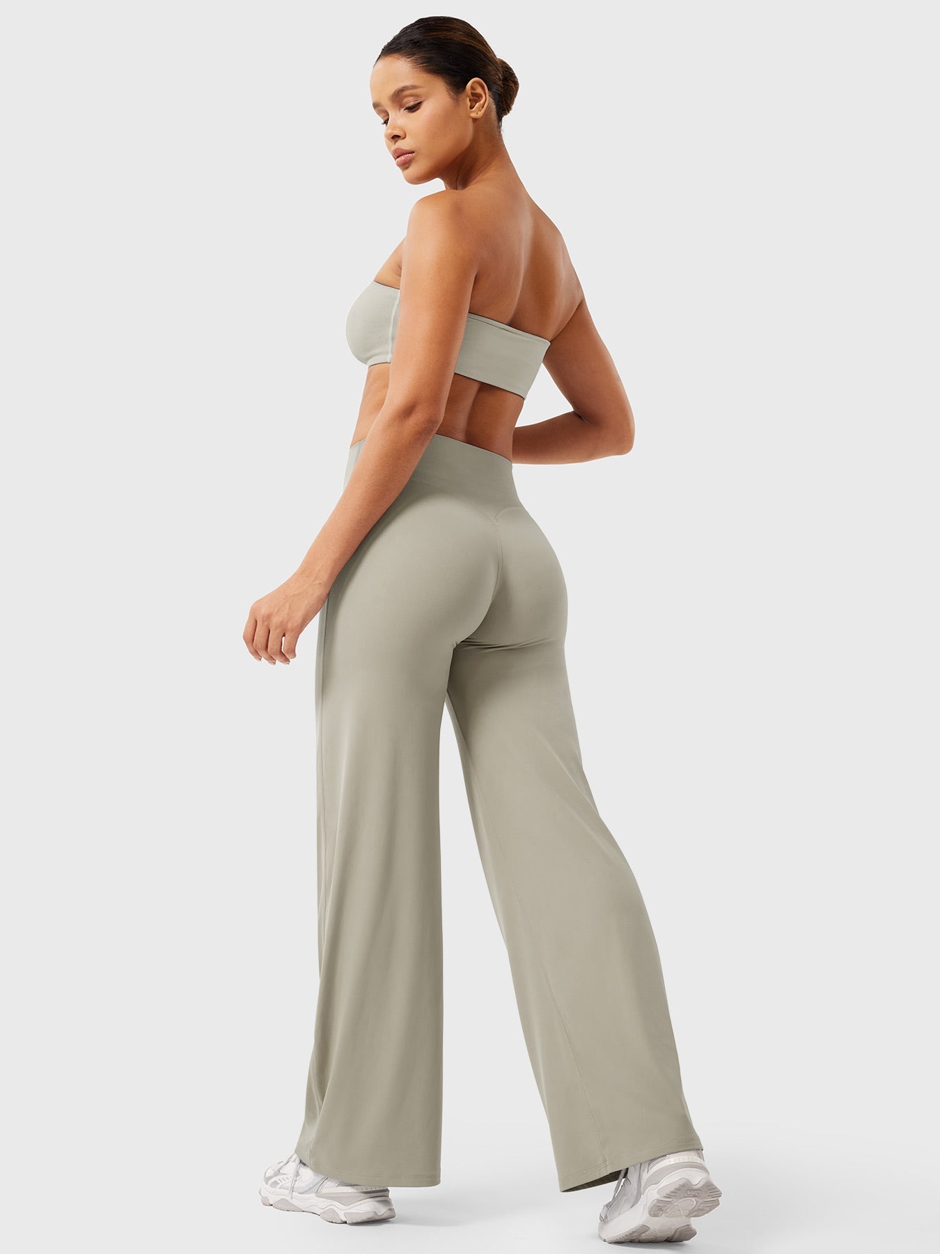 Reese | Dames Zomer High-Waist Flared Broek