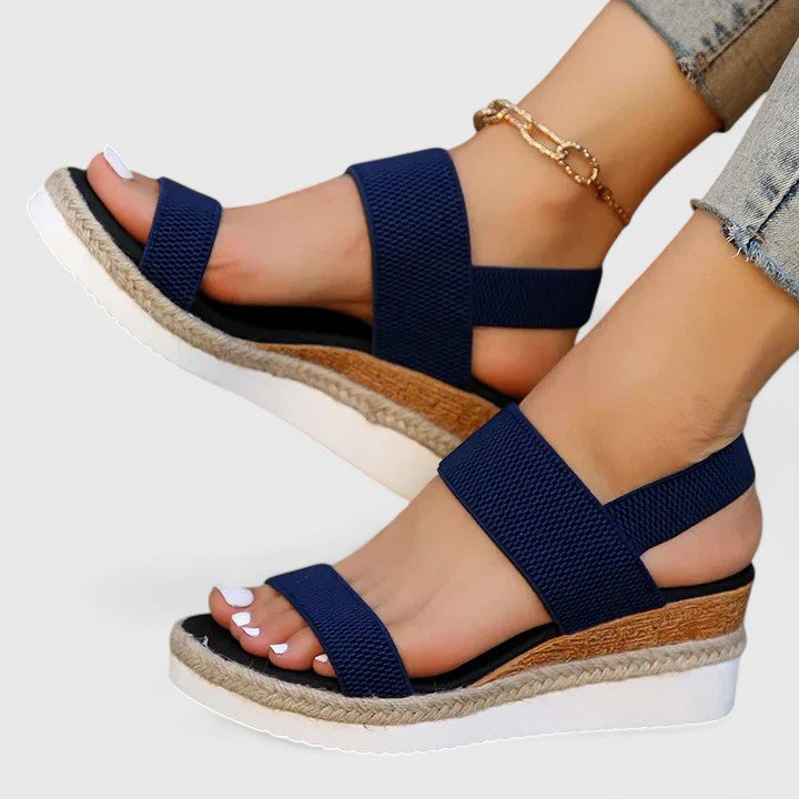 Gwen | Dames orthopedische platform sandalen met bandjes